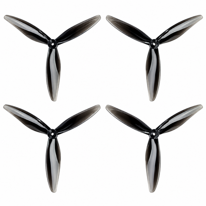 Gemfan 7043 Hurricane PC 3-Blade Propeller for 7 Inch FPV Drone (2CW + 2CCW) - Midnight Black