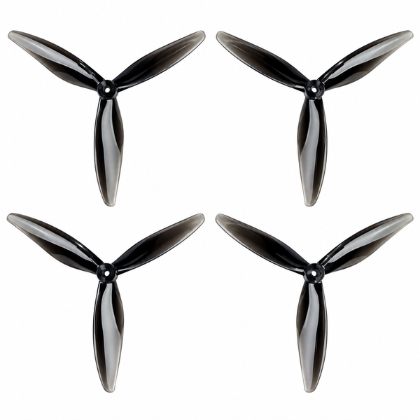 Gemfan 7043 Hurricane PC 3-Blade Propeller for 7 Inch FPV Drone (2CW + 2CCW) - Midnight Black