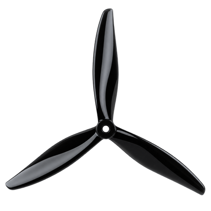 Gemfan 7043 Hurricane PC 3-Blade Propeller for 7 Inch FPV Drone (2CW + 2CCW) - Midnight Black