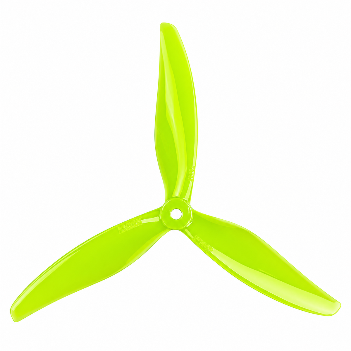 Gemfan 7043 Hurricane PC 3-Blade Propeller for 7 Inch FPV Drone (2CW + 2CCW) - Neon Yellow