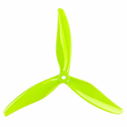Gemfan 7043 Hurricane PC 3-Blade Propeller for 7 Inch FPV Drone (2CW + 2CCW) - Neon Yellow
