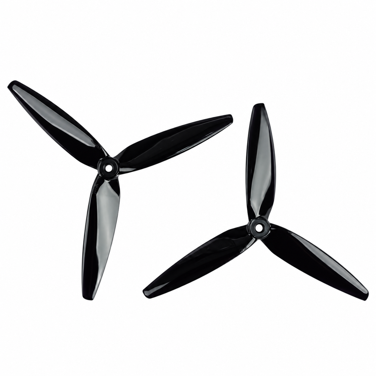 Gemfan 7040 Flash PC 3 Blade Propellers 2CW + 2CCW – Black