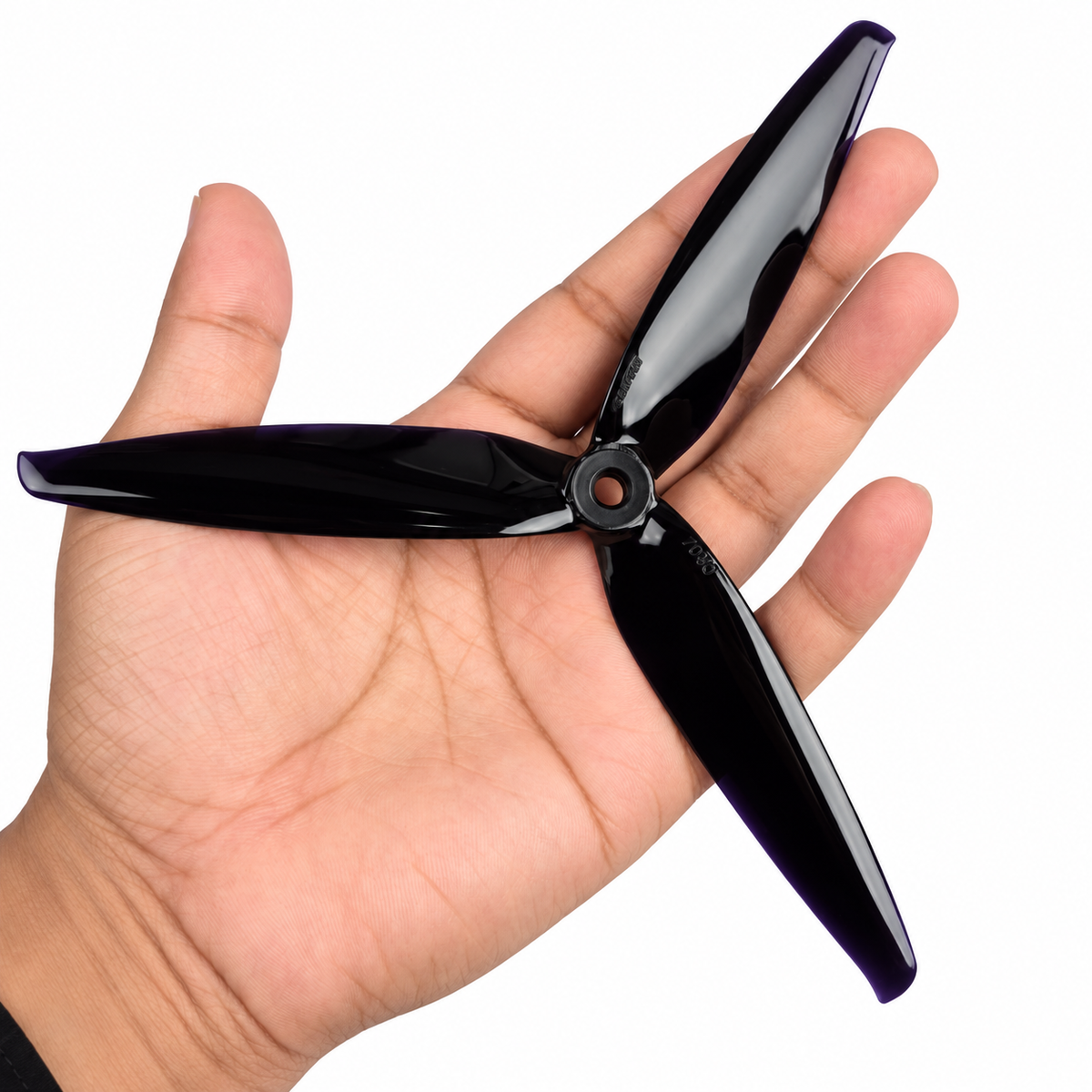 Gemfan 7040 Flash PC 3 Blade Propellers 2CW + 2CCW – Black