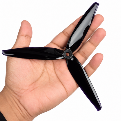 Gemfan 7040 Flash PC 3 Blade Propellers 2CW + 2CCW – Black