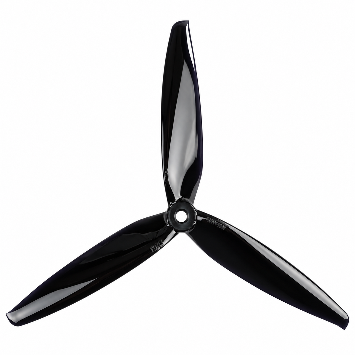 Gemfan 7040 Flash PC 3 Blade Propellers 2CW + 2CCW – Black