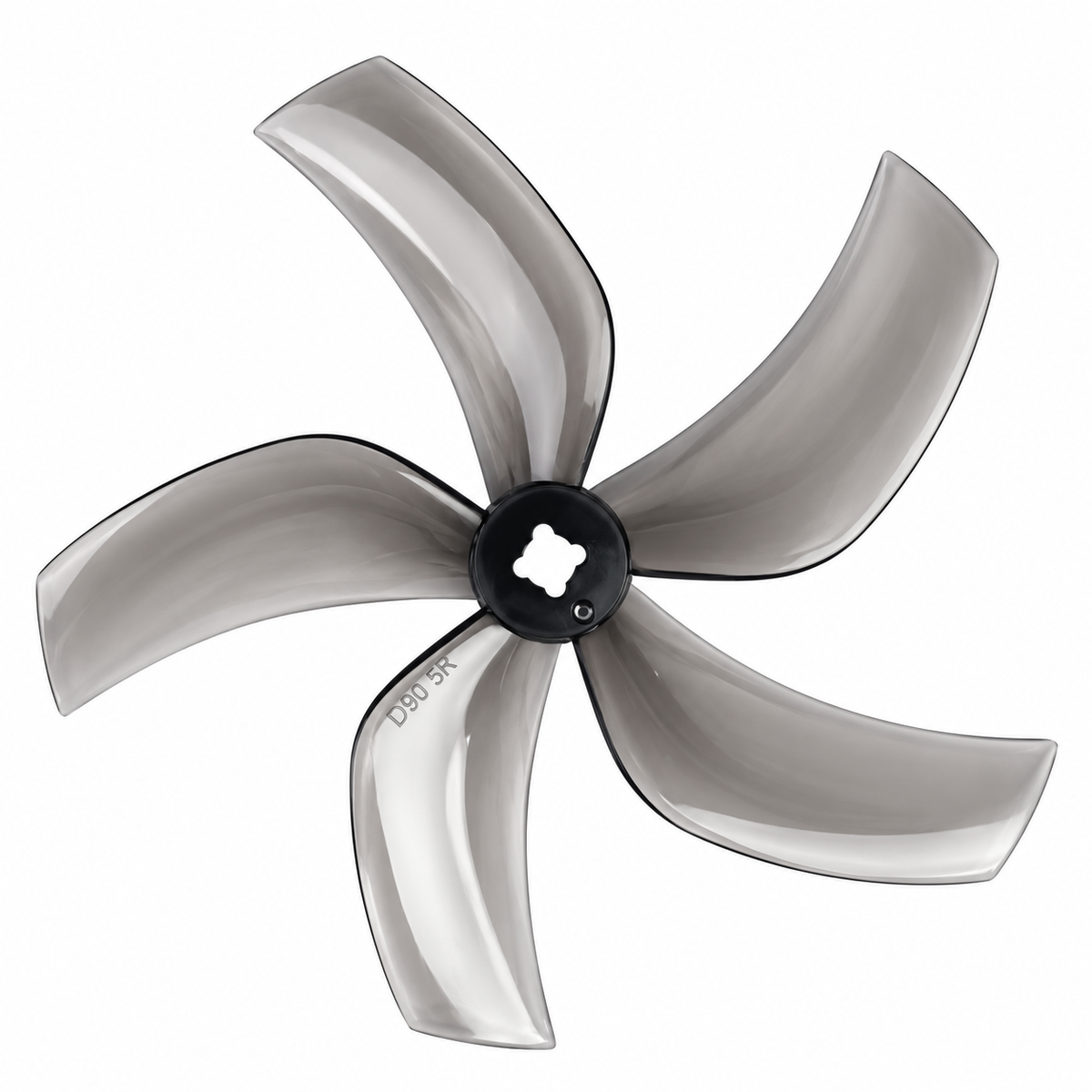 Gemfan 51433 Hurricane PC 3-Blade Freestyle Propeller for 5 Inch FPV Drone (2CW + 2CCW) - Clear