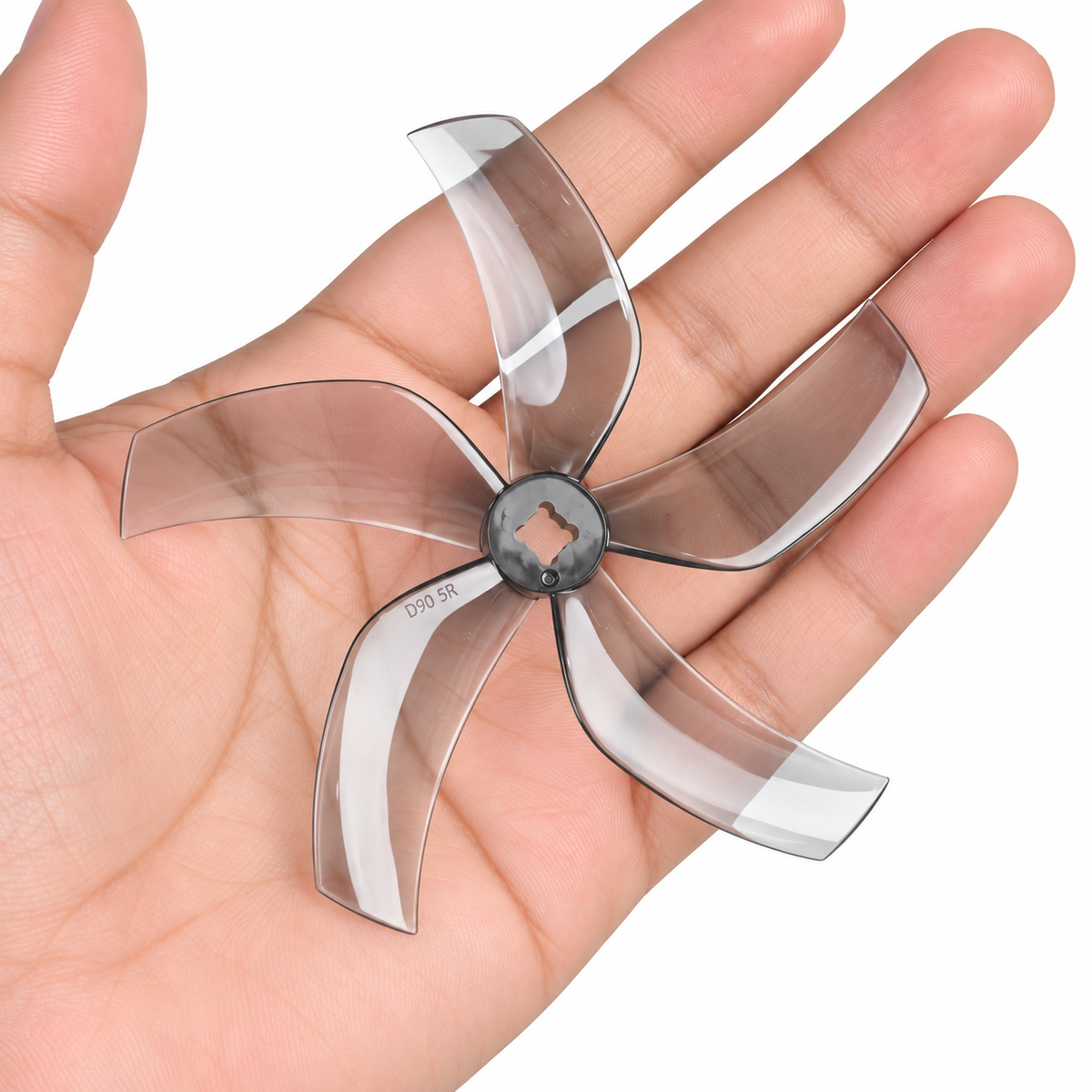 Gemfan 51433 Hurricane PC 3-Blade Freestyle Propeller for 5 Inch FPV Drone (2CW + 2CCW) - Clear