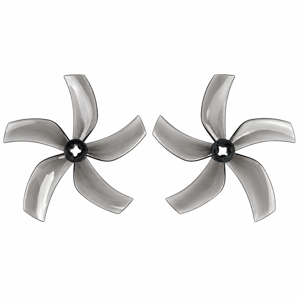 Gemfan 51433 Hurricane PC 3-Blade Freestyle Propeller for 5 Inch FPV Drone (2CW + 2CCW) - Clear