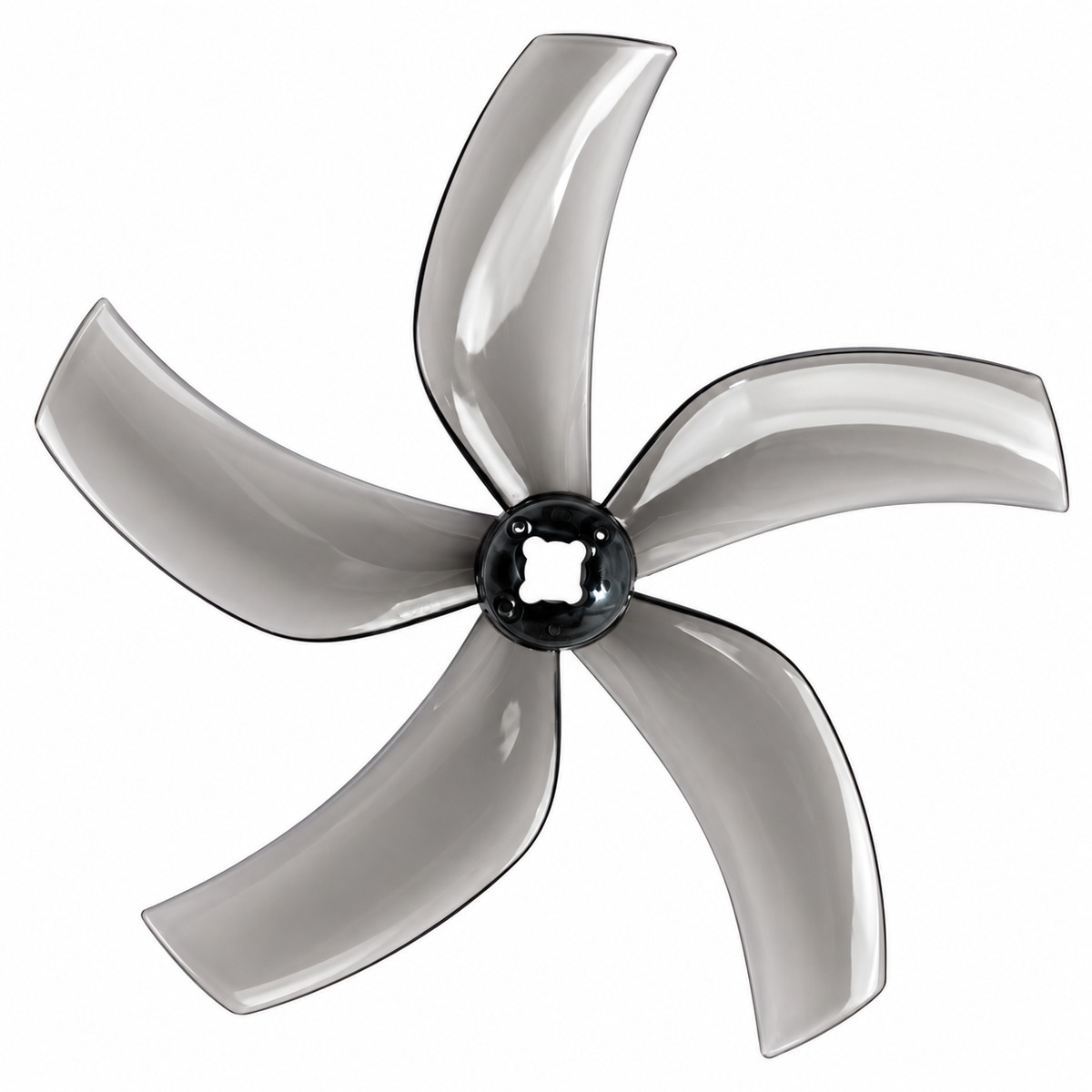 Gemfan 51433 Hurricane PC 3-Blade Freestyle Propeller for 5 Inch FPV Drone (2CW + 2CCW) - Clear