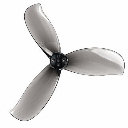 Gemfan D3.5 Ducted PC 3-Blade 1.5mm Cinewhoop Propeller for 3.5 Inch FPV Drone (2CW + 2CCW) - Clear Gray