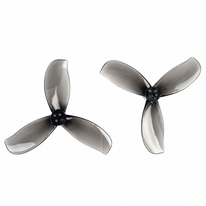 Gemfan D3.5 Ducted PC 3-Blade 1.5mm Cinewhoop Propeller for 3.5 Inch FPV Drone (2CW + 2CCW) - Clear Gray