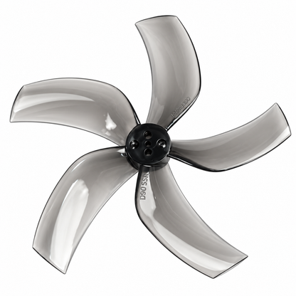 Gemfan D90S Ducted PC 5-Blade 1.5mm Cinewhoop Propeller for 3.5 Inch FPV Drone (2CW + 2CCW) - Clear Gray