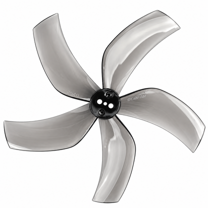 Gemfan D90S Ducted PC 5-Blade 1.5mm Cinewhoop Propeller for 3.5 Inch FPV Drone (2CW + 2CCW) - Clear Gray