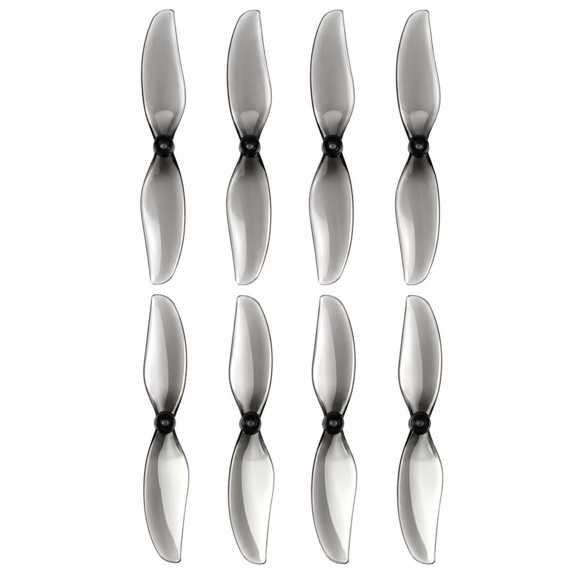 Gemfan D75 Ducted PC 2-Blade 1.5mm Cinewhoop Propeller for 3 Inch FPV Drone (2CW + 2CCW) - Clear Gray