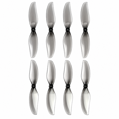Gemfan D75 Ducted PC 2-Blade 1.5mm Cinewhoop Propeller for 3 Inch FPV Drone (2CW + 2CCW) - Clear Gray