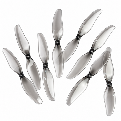 Gemfan D75 Ducted PC 2-Blade 1.5mm Cinewhoop Propeller for 3 Inch FPV Drone (2CW + 2CCW) - Clear Gray