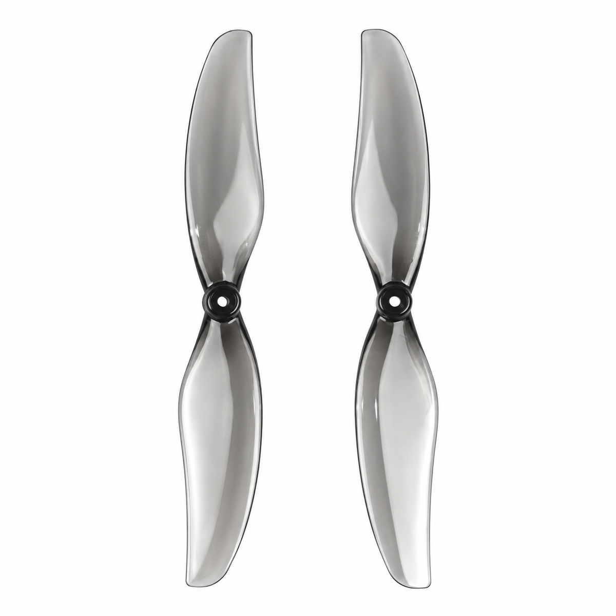 Gemfan D75 Ducted PC 2-Blade 1.5mm Cinewhoop Propeller for 3 Inch FPV Drone (2CW + 2CCW) - Clear Gray