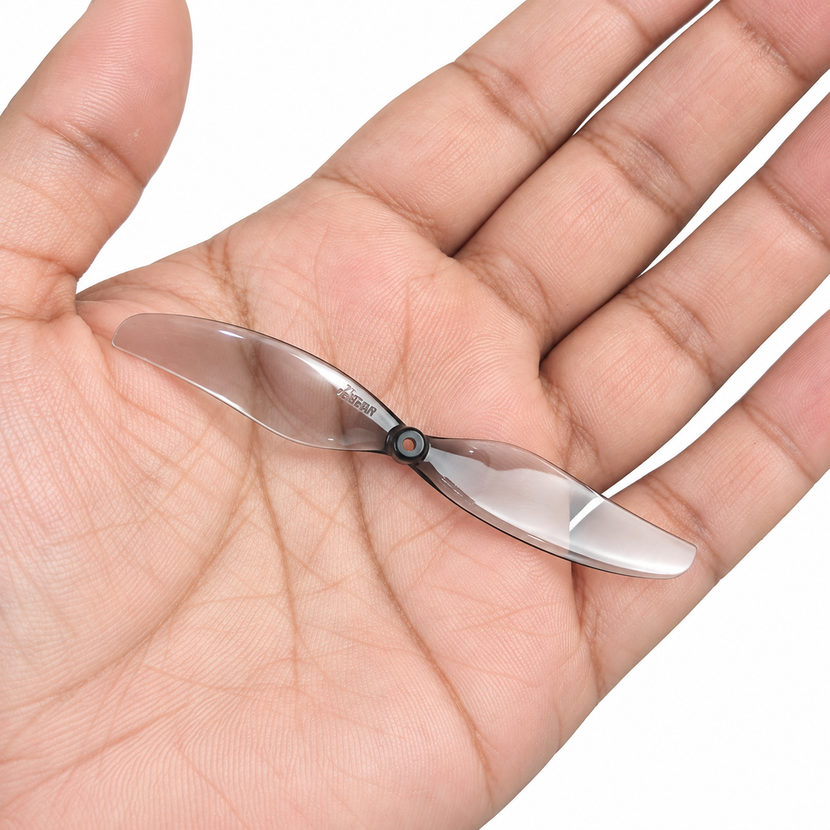 Gemfan D75 Ducted PC 2-Blade 1.5mm Cinewhoop Propeller for 3 Inch FPV Drone (2CW + 2CCW) - Clear Gray