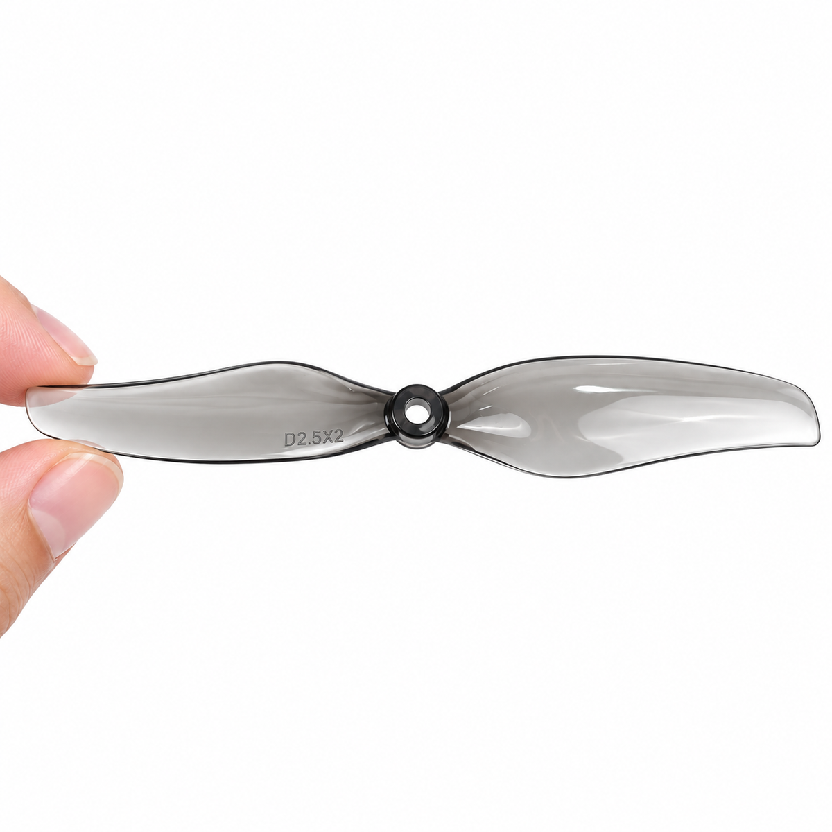 Gemfan D75 Ducted PC 2-Blade 1.5mm Cinewhoop Propeller for 3 Inch FPV Drone (2CW + 2CCW) - Clear Gray