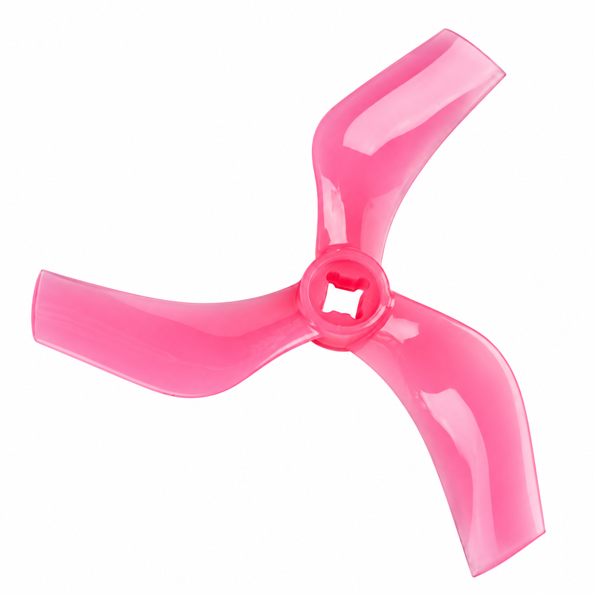 Gemfan D75 Ducted PC 3-Blade 1.5mm & M5 Cinewhoop Propeller for 3 Inch FPV Drone (2CW + 2CCW) - Pink
