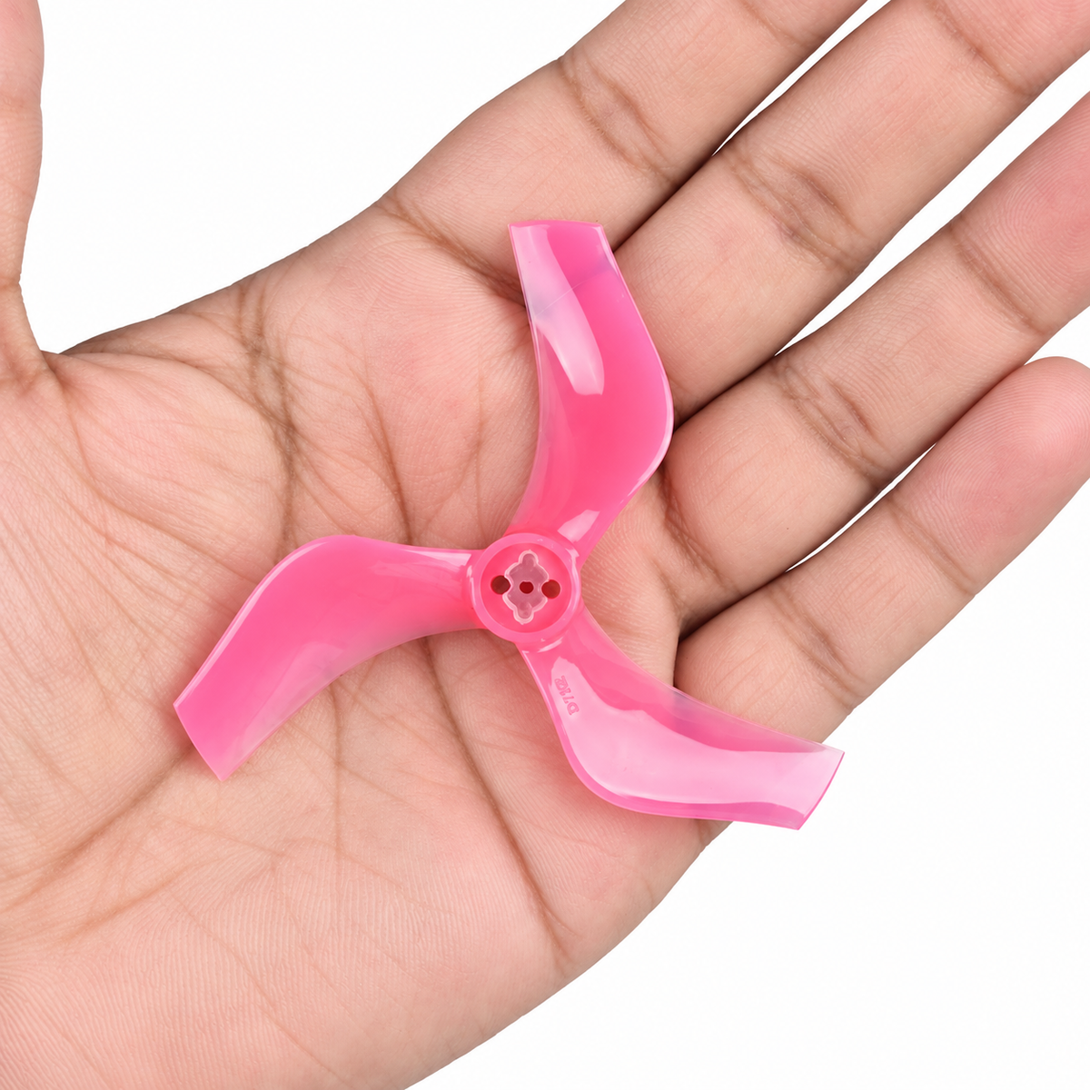 Gemfan D75 Ducted PC 3-Blade 1.5mm & M5 Cinewhoop Propeller for 3 Inch FPV Drone (2CW + 2CCW) - Pink