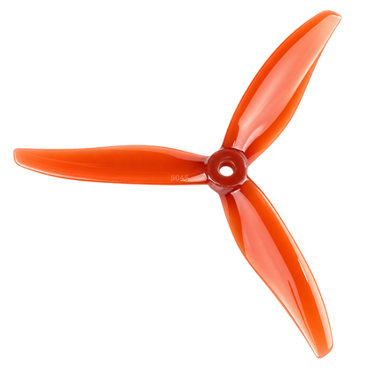 Gemfan 51366 MCK ReV3 PC 3-Blade Freestyle Propeller for 5 Inch FPV Drone (2CW + 2CCW) - Litchi Red