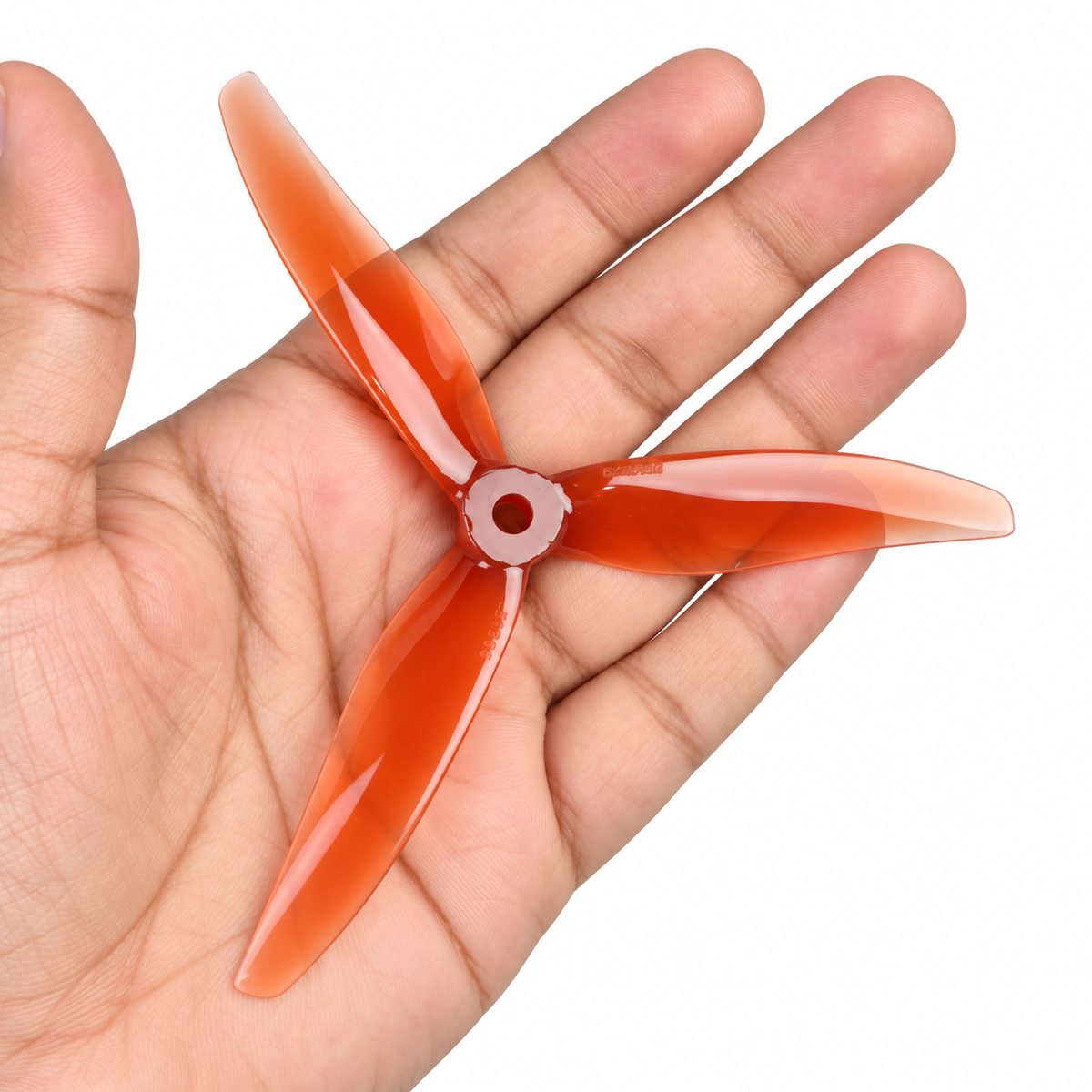 Gemfan 51366 MCK ReV3 PC 3-Blade Freestyle Propeller for 5 Inch FPV Drone (2CW + 2CCW) - Litchi Red