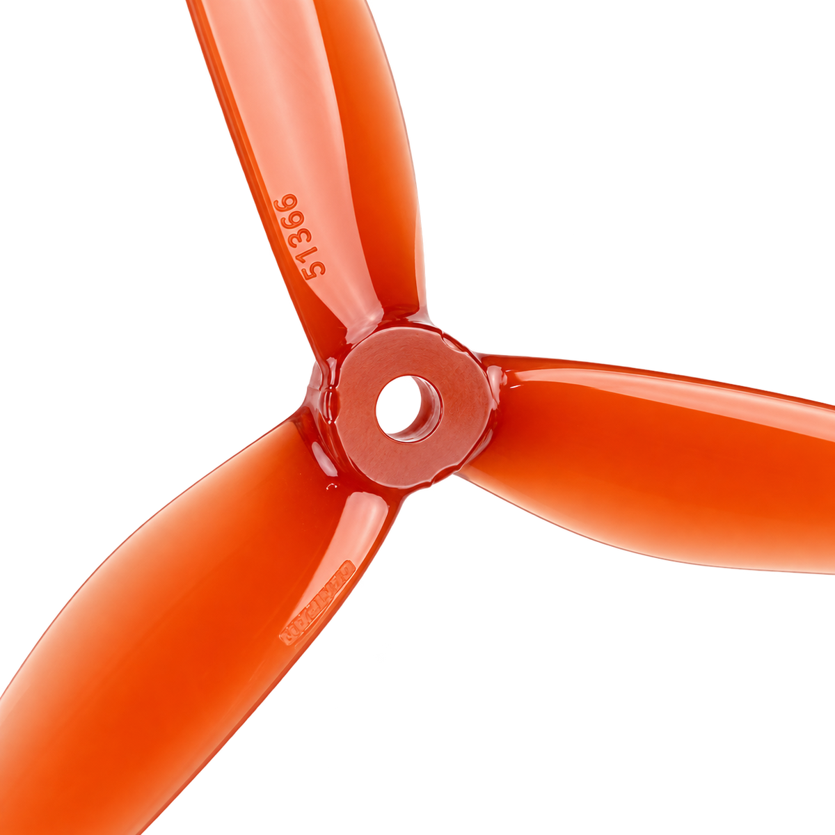 Gemfan 51366 MCK ReV3 PC 3-Blade Freestyle Propeller for 5 Inch FPV Drone (2CW + 2CCW) - Litchi Red