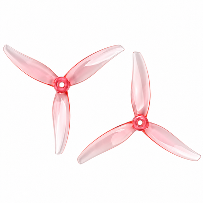 Gemfan 5129.2 MinJae PC 3-Blade Freestyle Propeller for 5 Inch FPV Drone (2CW + 2CCW) - Pink