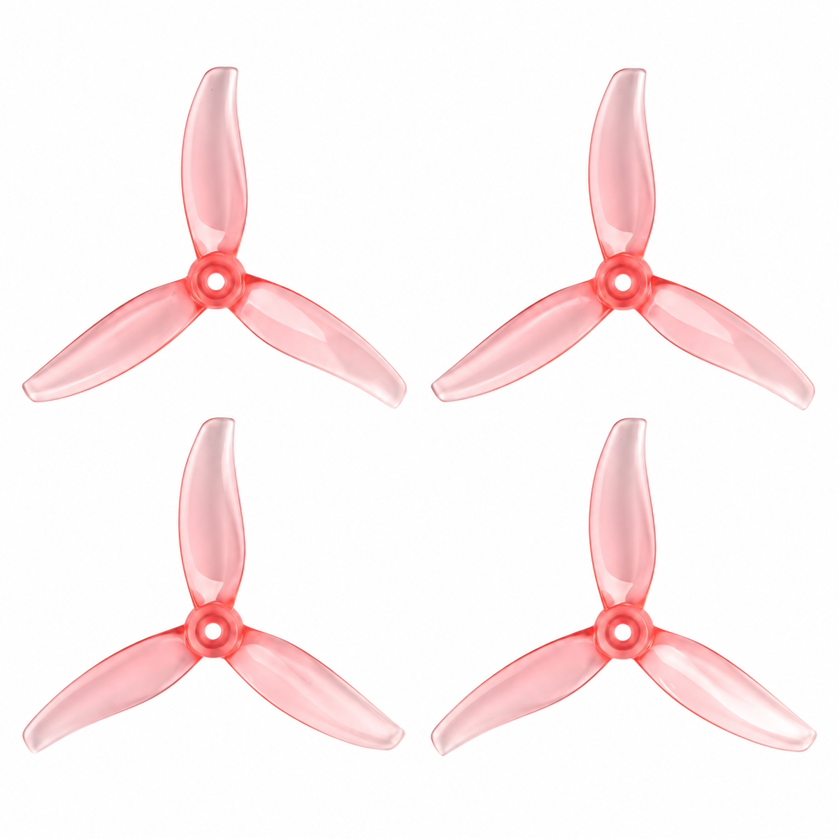 Gemfan 5129.2 MinJae PC 3-Blade Freestyle Propeller for 5 Inch FPV Drone (2CW + 2CCW) - Pink