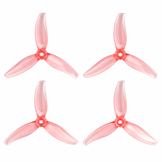 Gemfan 5129.2 MinJae PC 3-Blade Freestyle Propeller for 5 Inch FPV Drone (2CW + 2CCW) - Pink