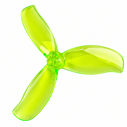 Gemfan D3.5 Ducted PC 3-Blade 1.5mm Cinewhoop Propeller for 3.5 Inch FPV Drone (2CW + 2CCW) - Werdna Green
