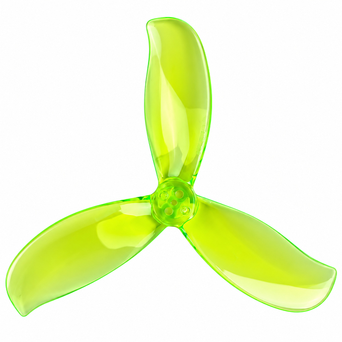 Gemfan D3.5 Ducted PC 3-Blade 1.5mm Cinewhoop Propeller for 3.5 Inch FPV Drone (2CW + 2CCW) - Werdna Green