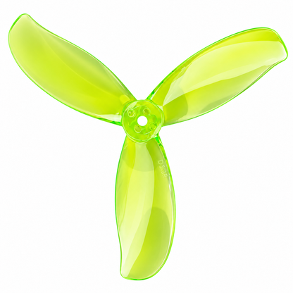 Gemfan D3.5 Ducted PC 3-Blade 1.5mm Cinewhoop Propeller for 3.5 Inch FPV Drone (2CW + 2CCW) - Werdna Green
