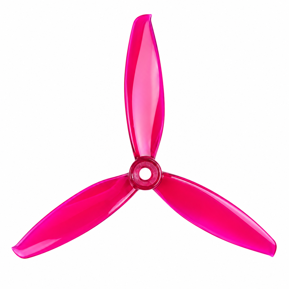 Gemfan 5043 WinDancer PC 3-Blade Freestyle Propeller for 5 Inch FPV Drone (2CW + 2CCW) - Clear Purple