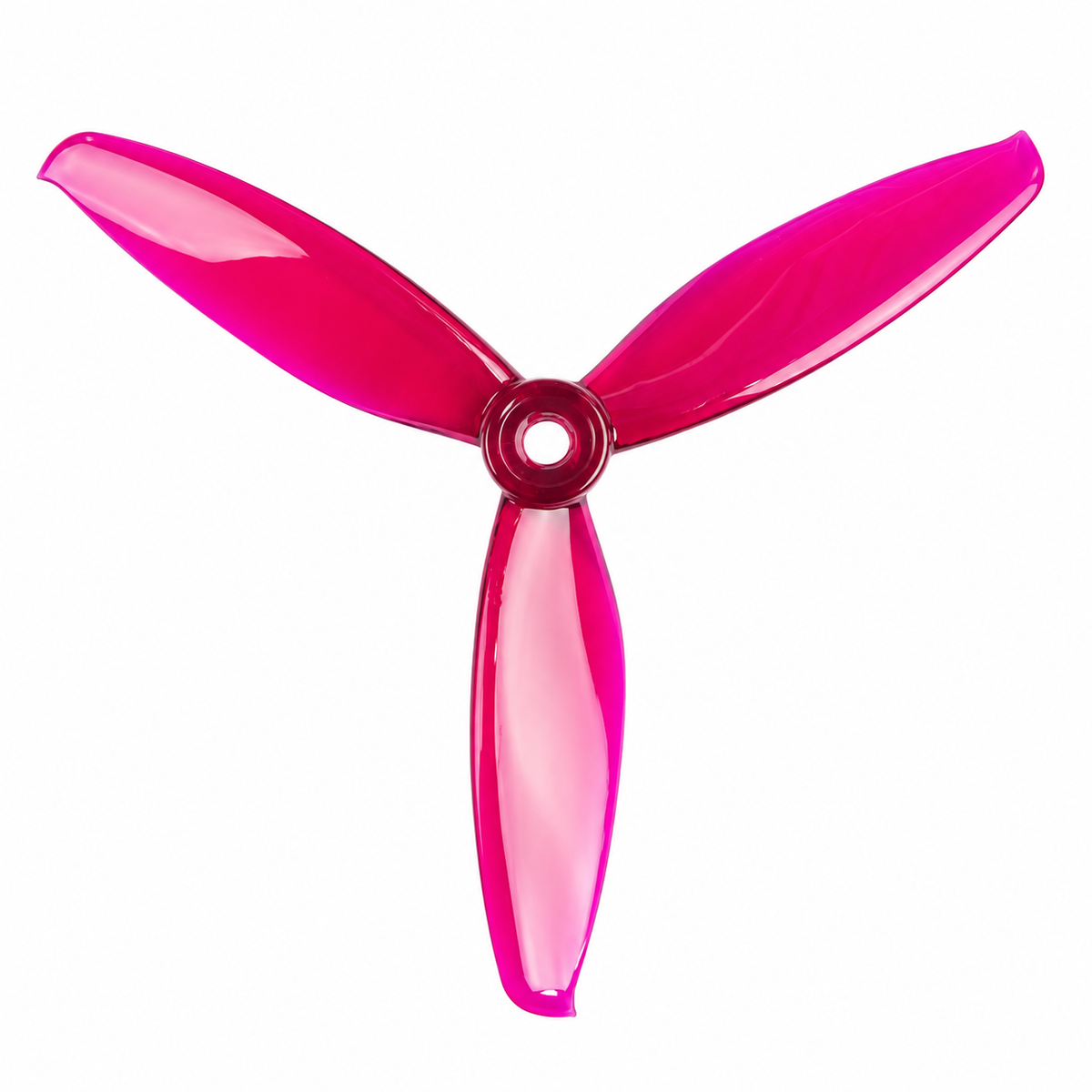 Gemfan 5043 WinDancer PC 3-Blade Freestyle Propeller for 5 Inch FPV Drone (2CW + 2CCW) - Clear Purple