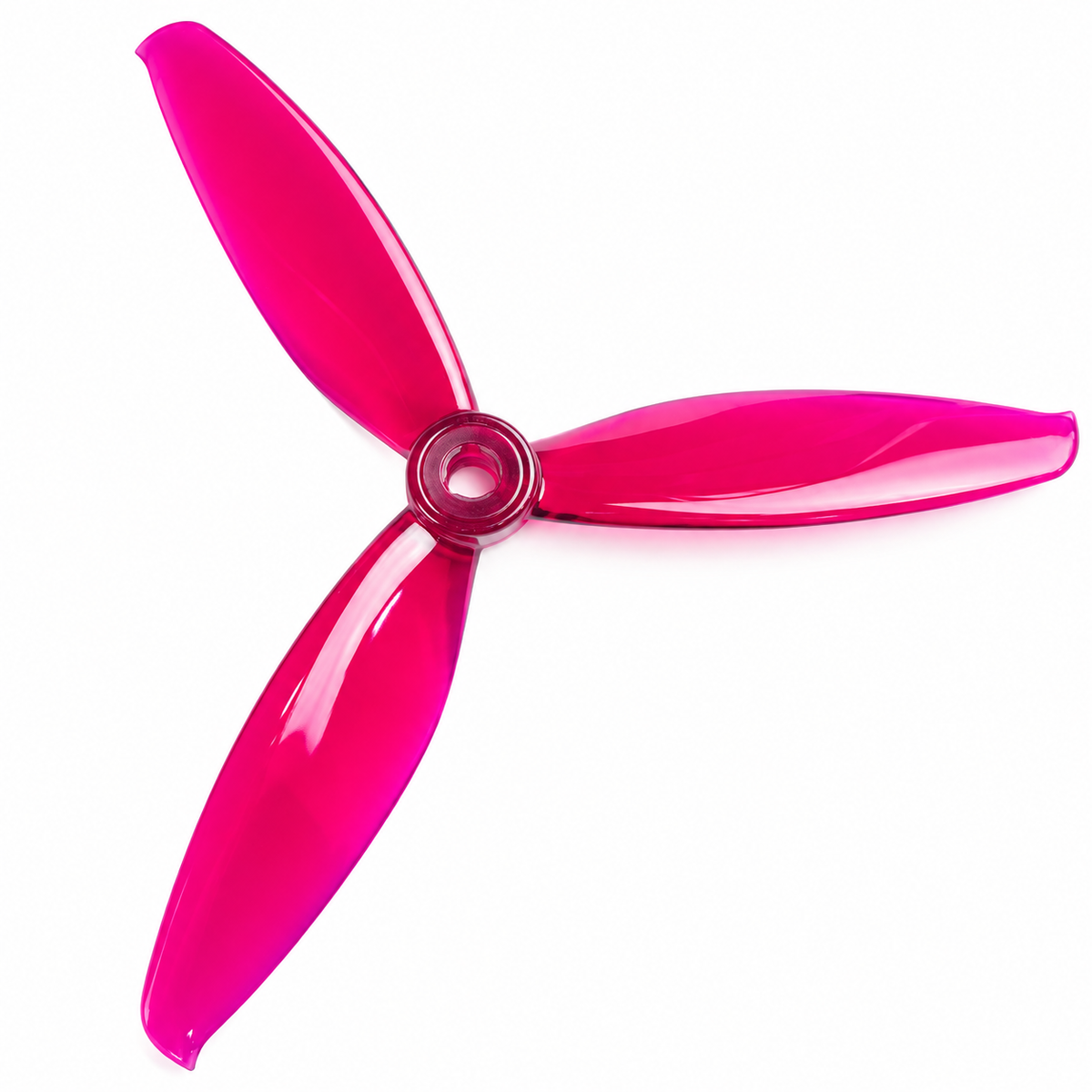 Gemfan 5043 WinDancer PC 3-Blade Freestyle Propeller for 5 Inch FPV Drone (2CW + 2CCW) - Clear Purple