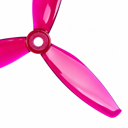 Gemfan 5043 WinDancer PC 3-Blade Freestyle Propeller for 5 Inch FPV Drone (2CW + 2CCW) - Clear Purple