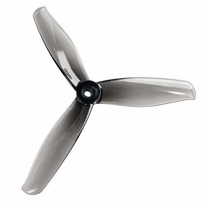 Gemfan 5155 PC 3-Blade Freestyle Propeller for 5 Inch FPV Drone (2CW + 2CCW) - Clear Gray