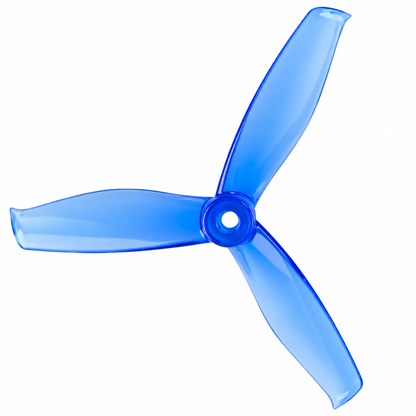 Gemfan 5055S Hulkie PC 3-Blade Freestyle Propeller for 5 Inch FPV Drone (2CW + 2CCW) -  Clear Blue