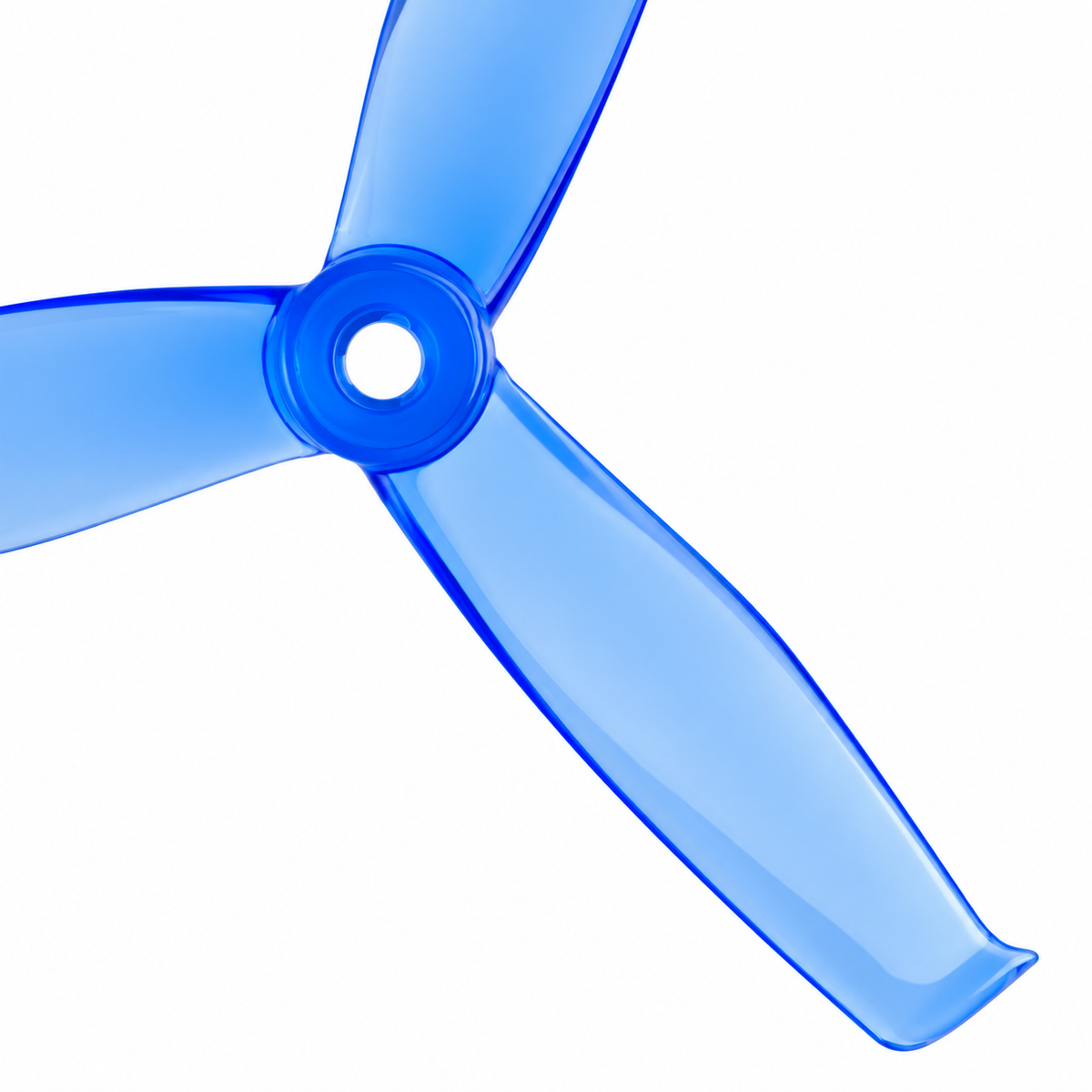 Gemfan 5055S Hulkie PC 3-Blade Freestyle Propeller for 5 Inch FPV Drone (2CW + 2CCW) -  Clear Blue