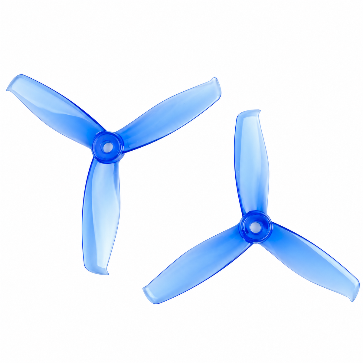 Gemfan 5055S Hulkie PC 3-Blade Freestyle Propeller for 5 Inch FPV Drone (2CW + 2CCW) -  Clear Blue