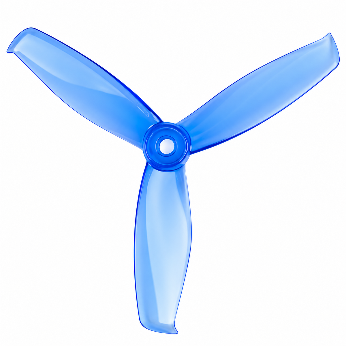 Gemfan 5055S Hulkie PC 3-Blade Freestyle Propeller for 5 Inch FPV Drone (2CW + 2CCW) -  Clear Blue