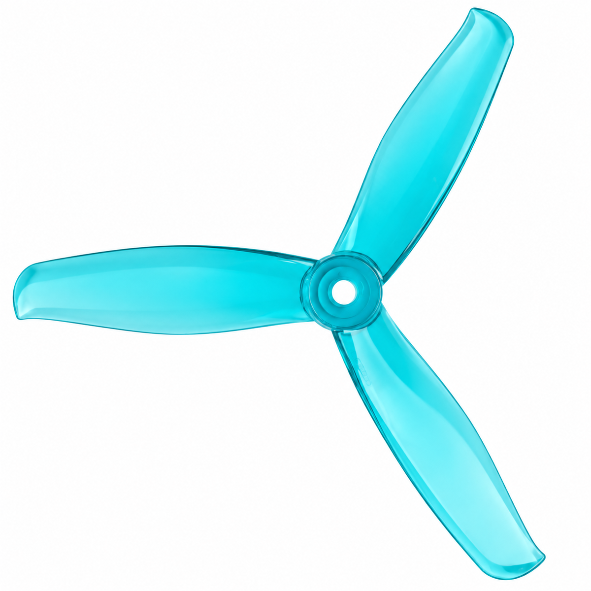 Gemfan 5155 PC 3-Blade Freestyle Propeller for 5 Inch FPV Drone (2CW + 2CCW) - Clear Blue