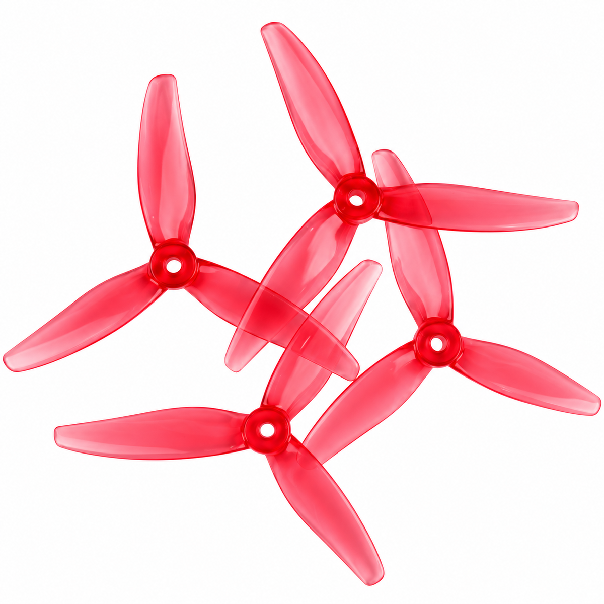 Gemfan 51366 MCK ReV3 PC 3-Blade Freestyle Propeller for 5 Inch FPV Drone (2CW + 2CCW) - Strawberry Jam
