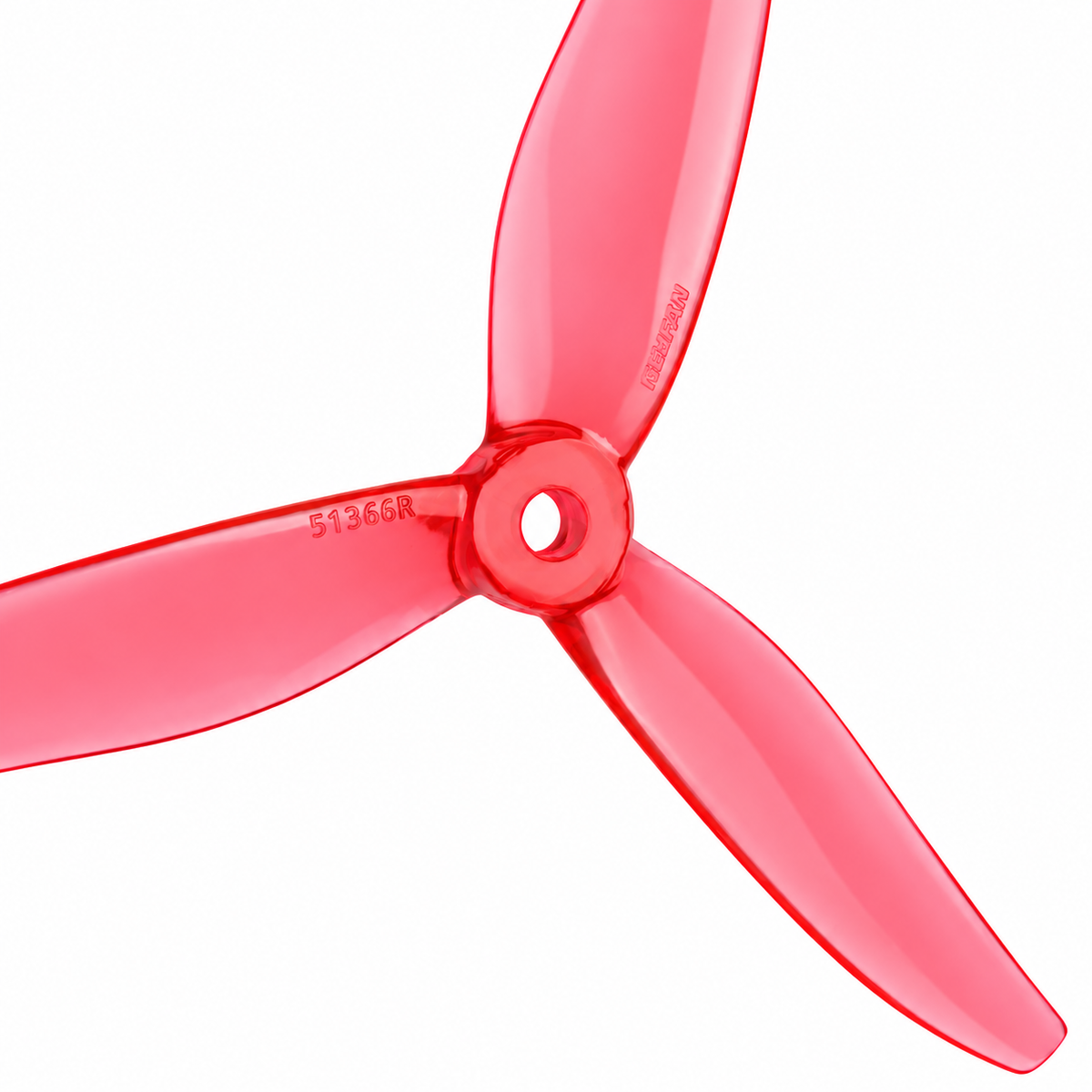 Gemfan 51366 MCK ReV3 PC 3-Blade Freestyle Propeller for 5 Inch FPV Drone (2CW + 2CCW) - Strawberry Jam