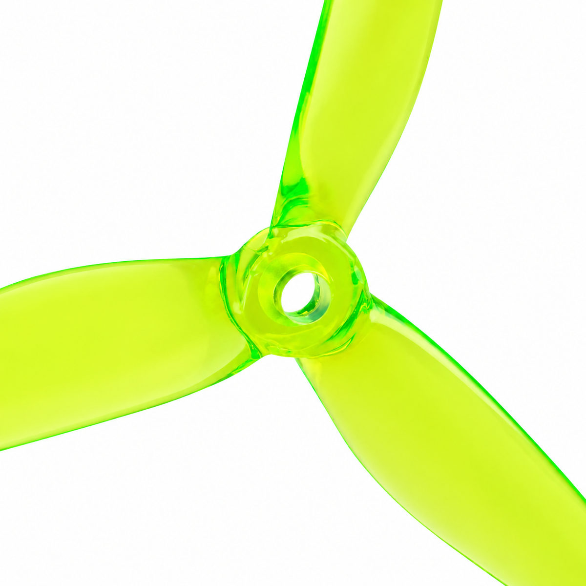 Gemfan 51366 MCK ReV3 PC 3-Blade Freestyle Propeller for 5 Inch FPV Drone (2CW + 2CCW) -Radioactive Yellow