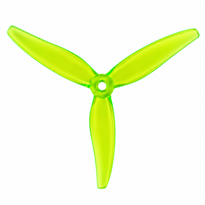 Gemfan 51366 MCK ReV3 PC 3-Blade Freestyle Propeller for 5 Inch FPV Drone (2CW + 2CCW) -Radioactive Yellow