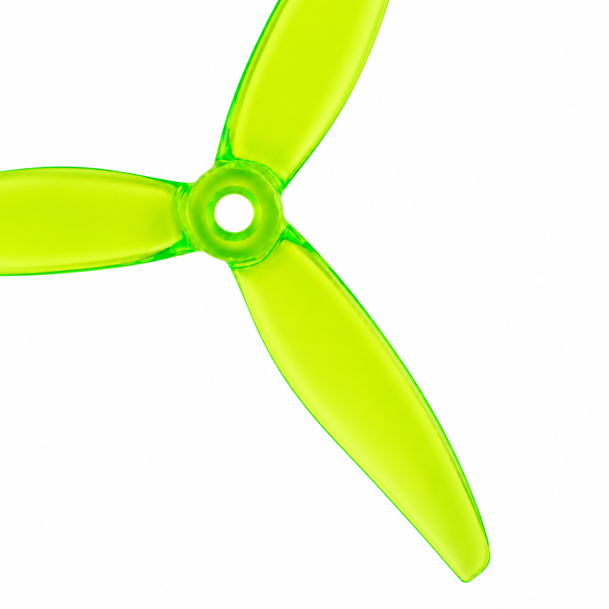 Gemfan 51366 MCK ReV3 PC 3-Blade Freestyle Propeller for 5 Inch FPV Drone (2CW + 2CCW) -Radioactive Yellow