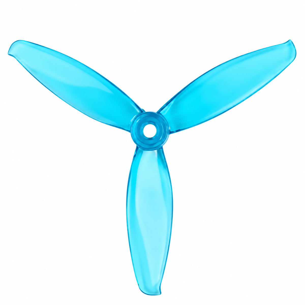 Gemfan 5043 WinDancer PC 3-Blade Freestyle Propeller for 5 Inch FPV Drone (2CW + 2CCW) - Clear Blue